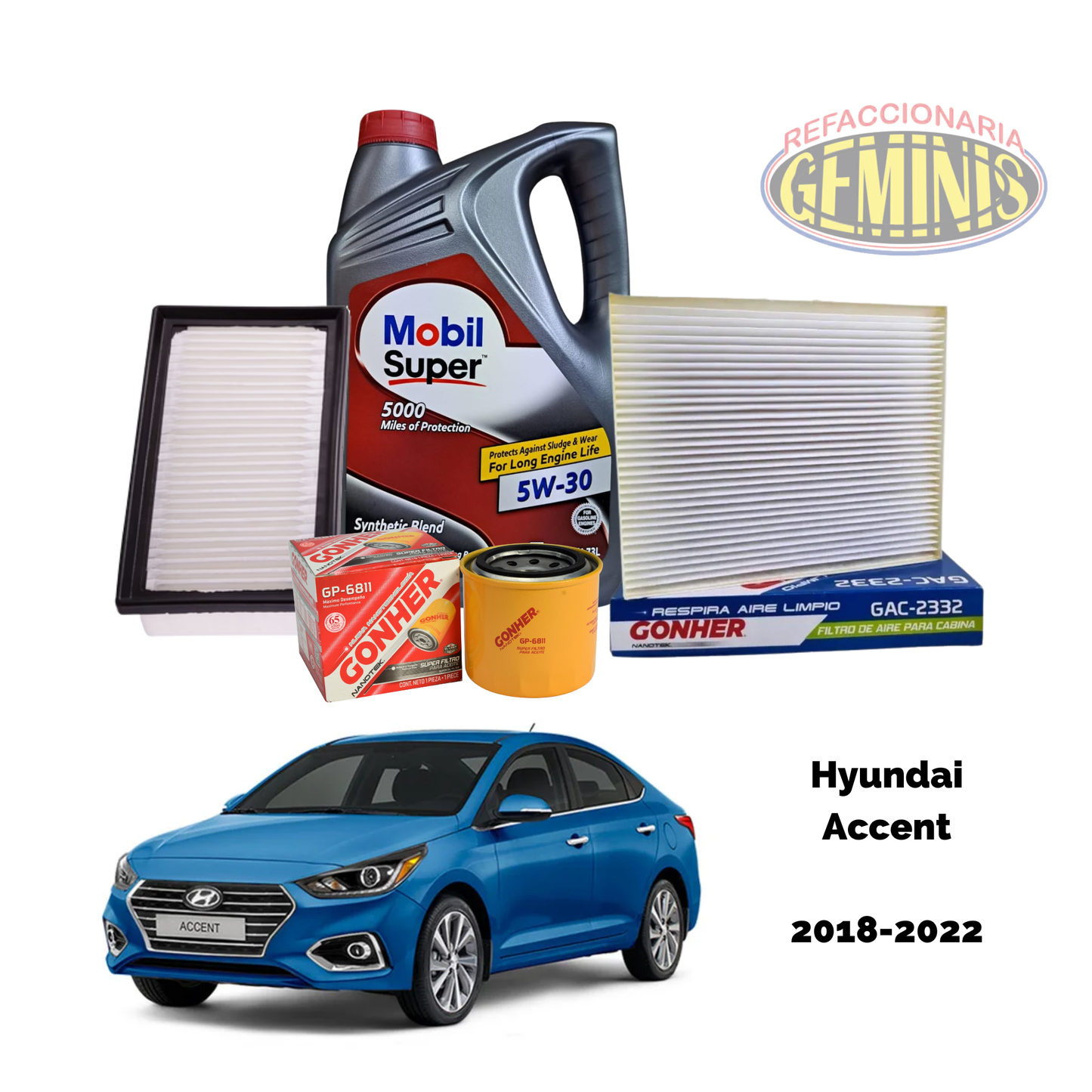 KIT AFINACION HYUNDAI ACCENT 2018-2022
