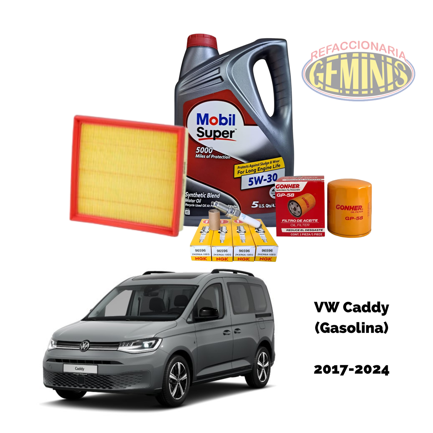 KIT AFINACION VW T-CADDY 2017-2024 (ACEITE MOBIL)