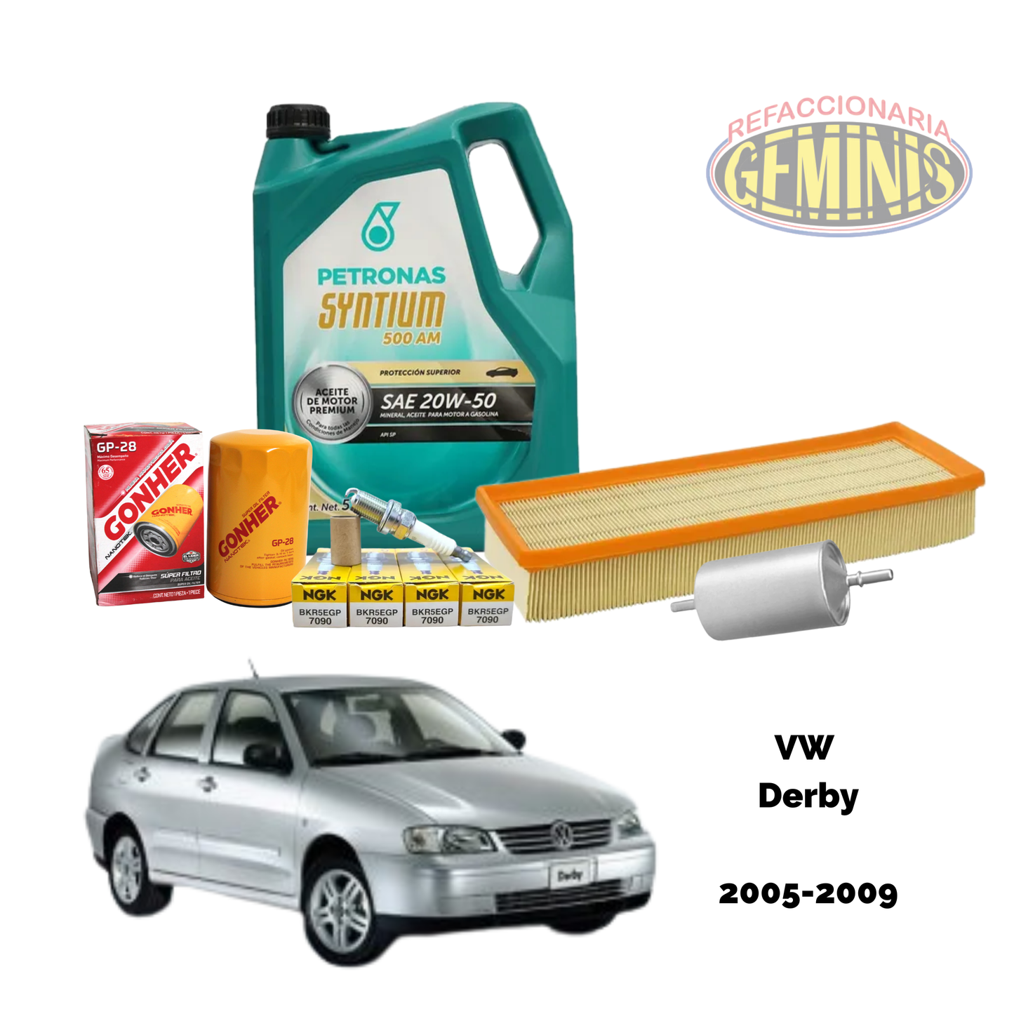 KIT AFINACION VW DERBY 2005-2009 (PETRONAS 20W50)