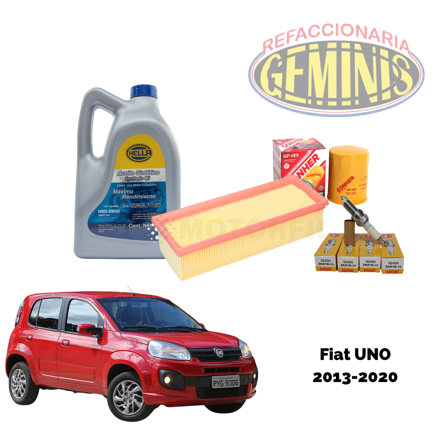 KIT AFINACION FIAT UNO 2013-2020