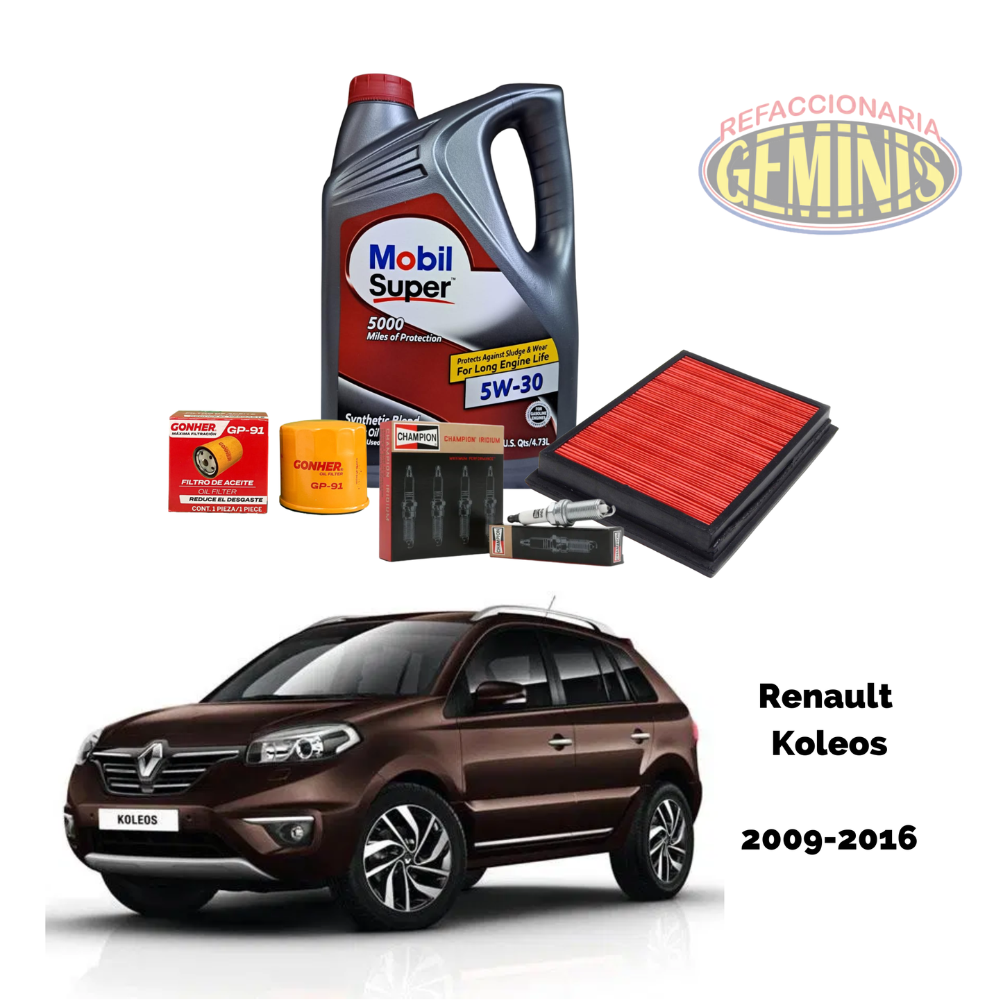 KIT AFINACION RENAULT KOLEOS 2009-2016 (BUJIAS IRIDIUM)