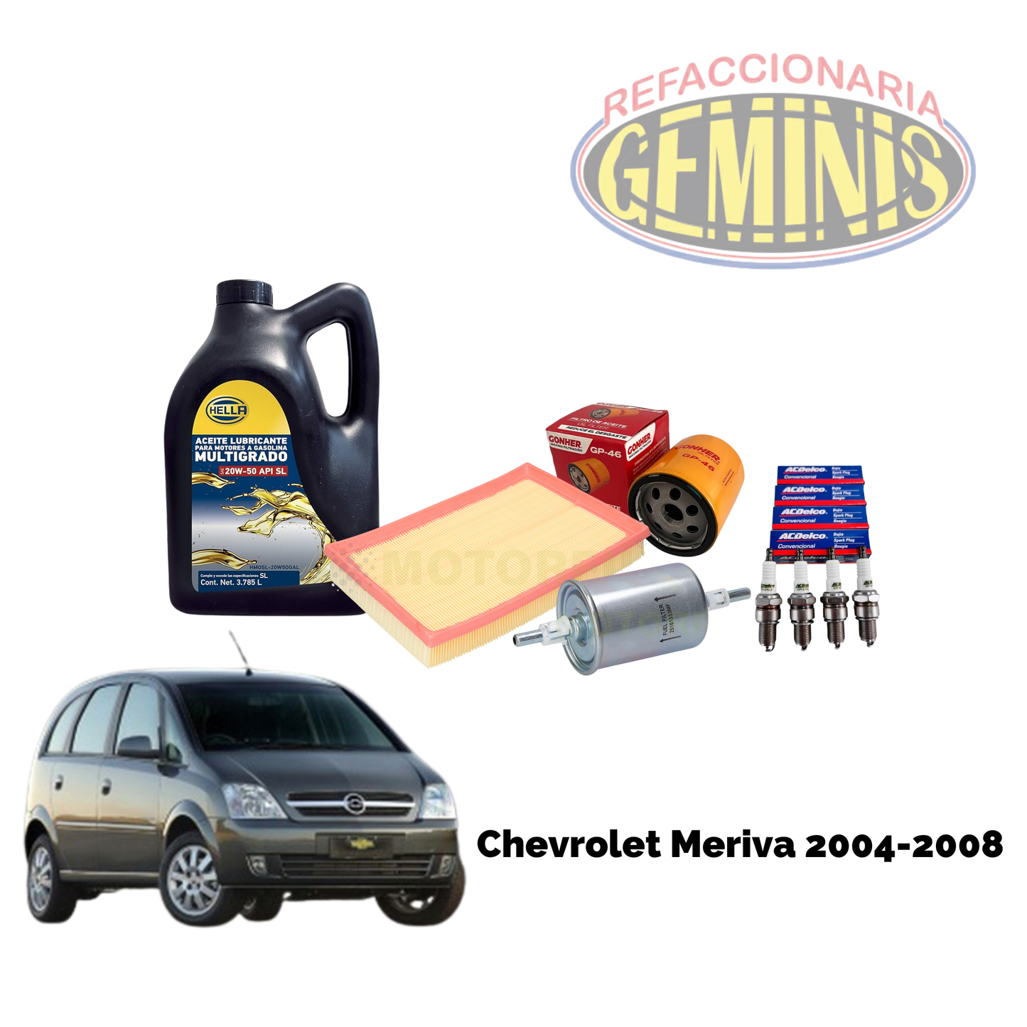 KIT AFINACION CHEVROLET MERIVA 04-08
