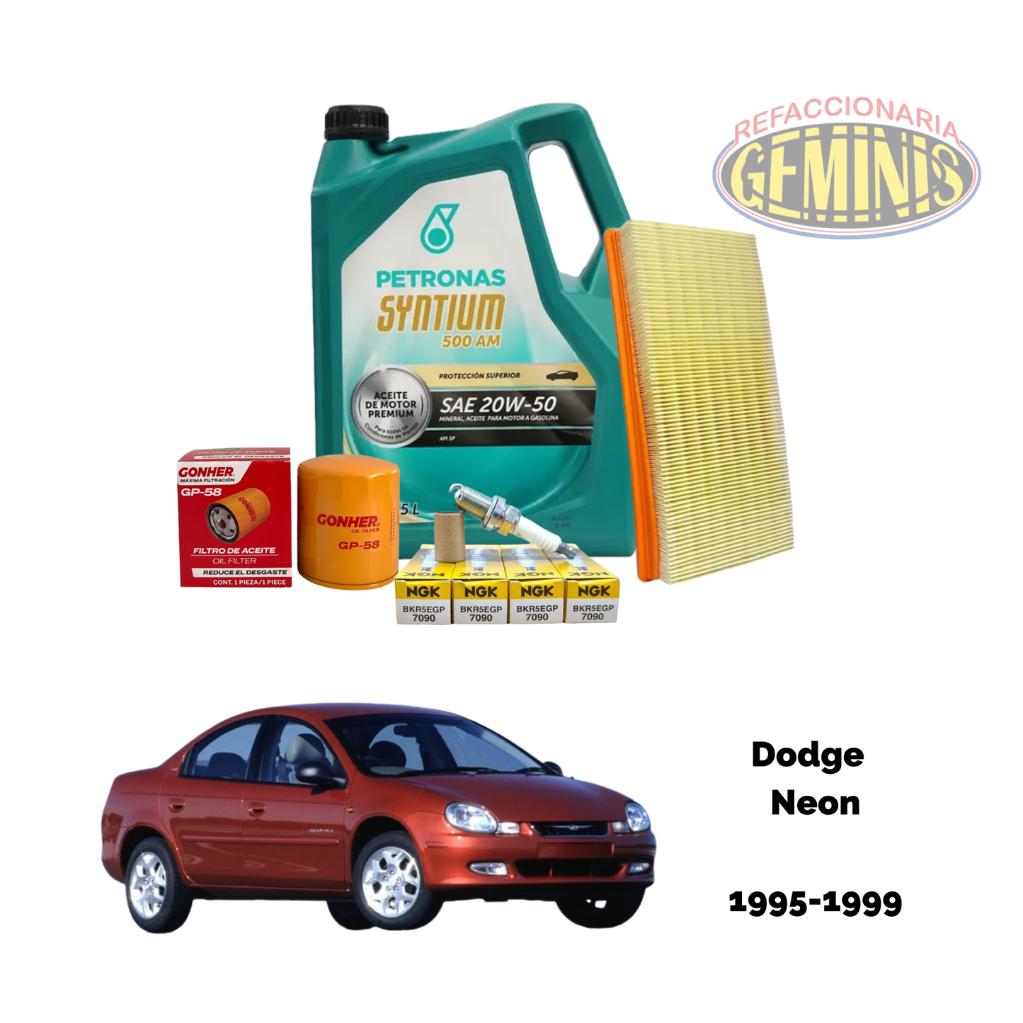 KIT AFINACION DODGE NEON 1995-1999 (PETRONAS 20W50)