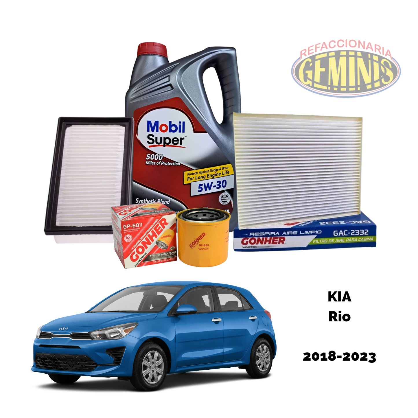 KIT AFINACION KIA RIO 2018-2023