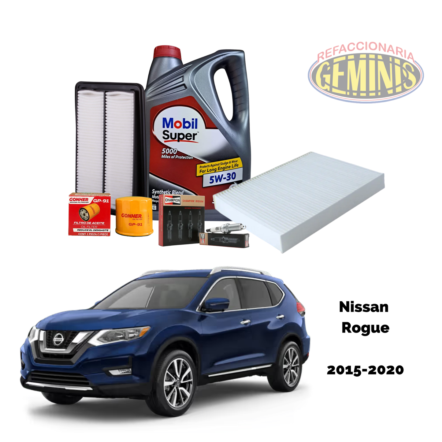KIT AFINACION NISSAN ROGUE 2015-2020 (BUJIAS IRIDIUM)