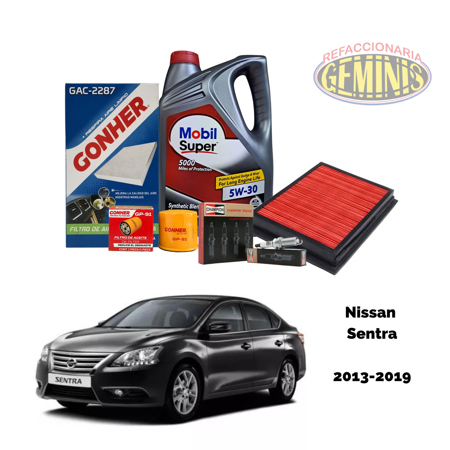 KIT AFINACION NISSAN SENTRA 2013-2019 (BUJIAS IRIDIUM)