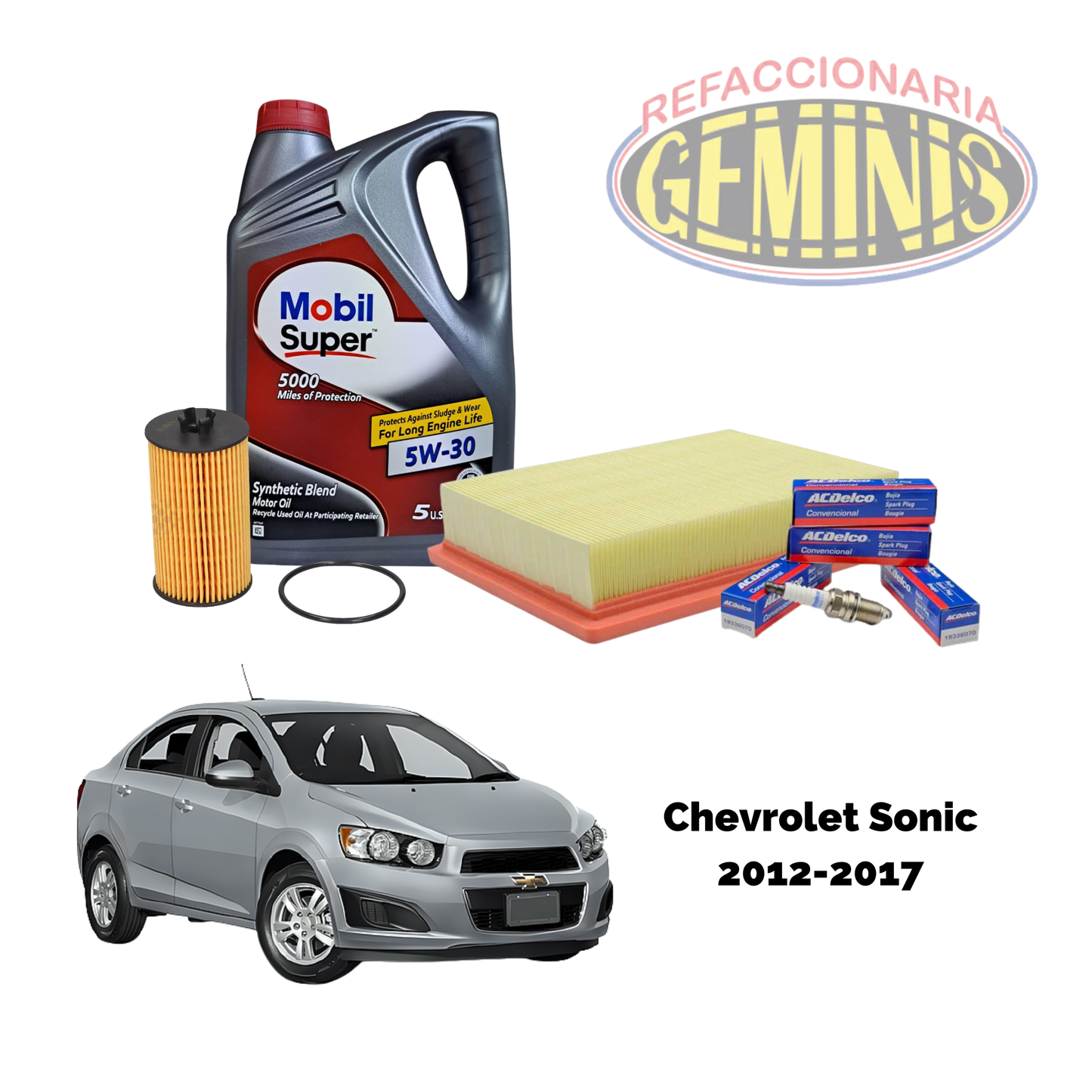 KIT AFINACION CHEVROLET SONIC 2012-2017