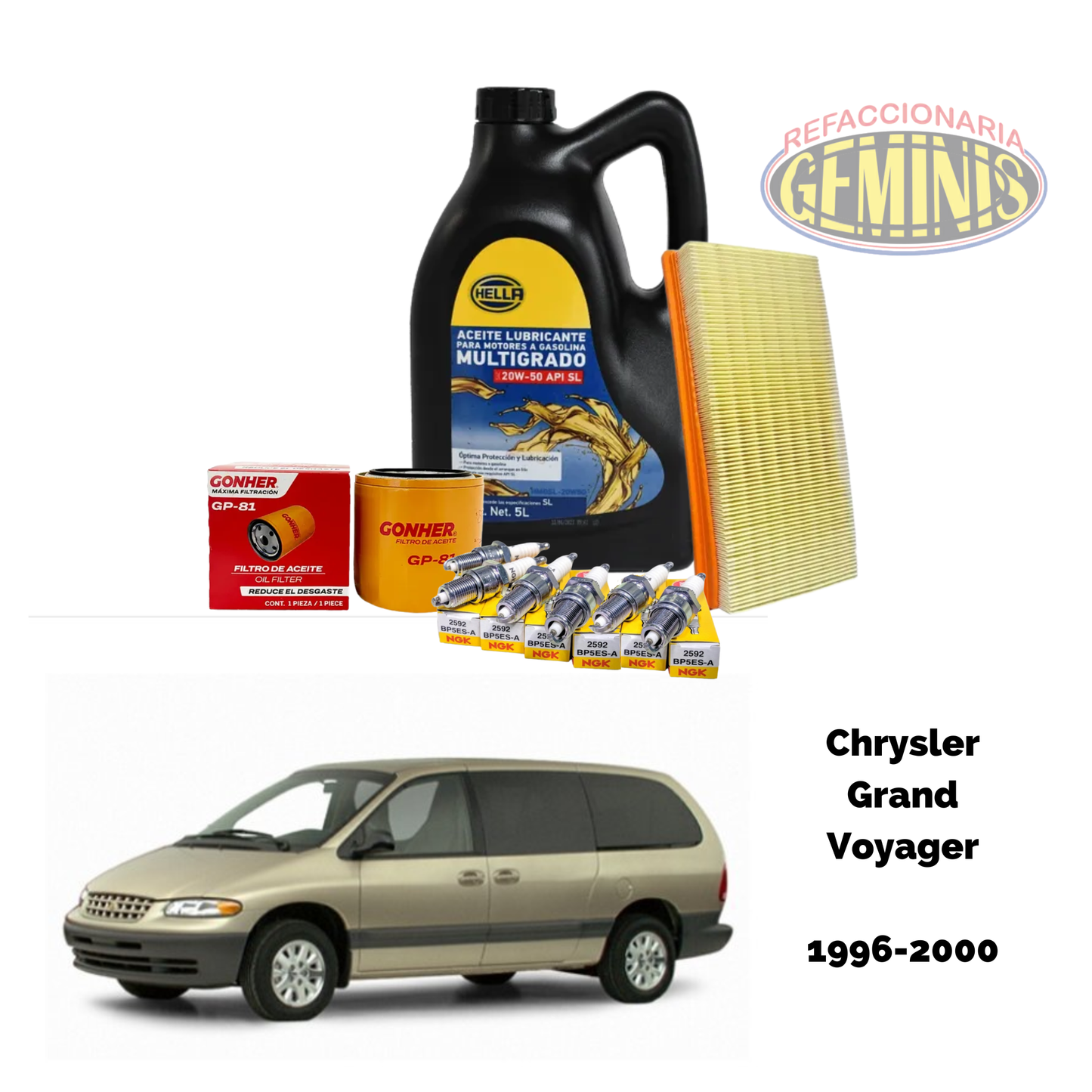 KIT AFINACION CHRYSLER VOYAGER Y GRAND VOYAGER 1996-2000