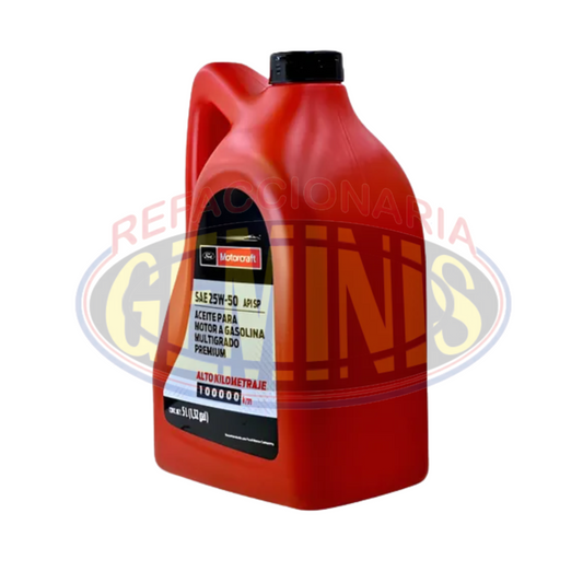 GARRAFA ACEITE MOTORCRAFT 25W50 5 LITROS