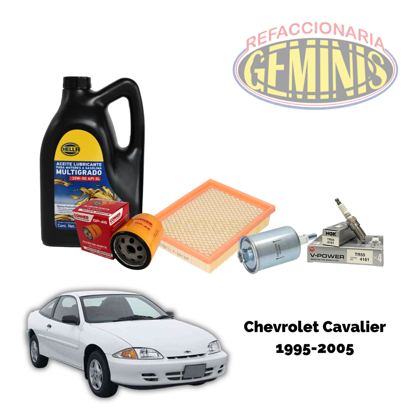 KIT AFINACION CHEVROLET CAVALIER 1995-2005 (2.2 LTS)
