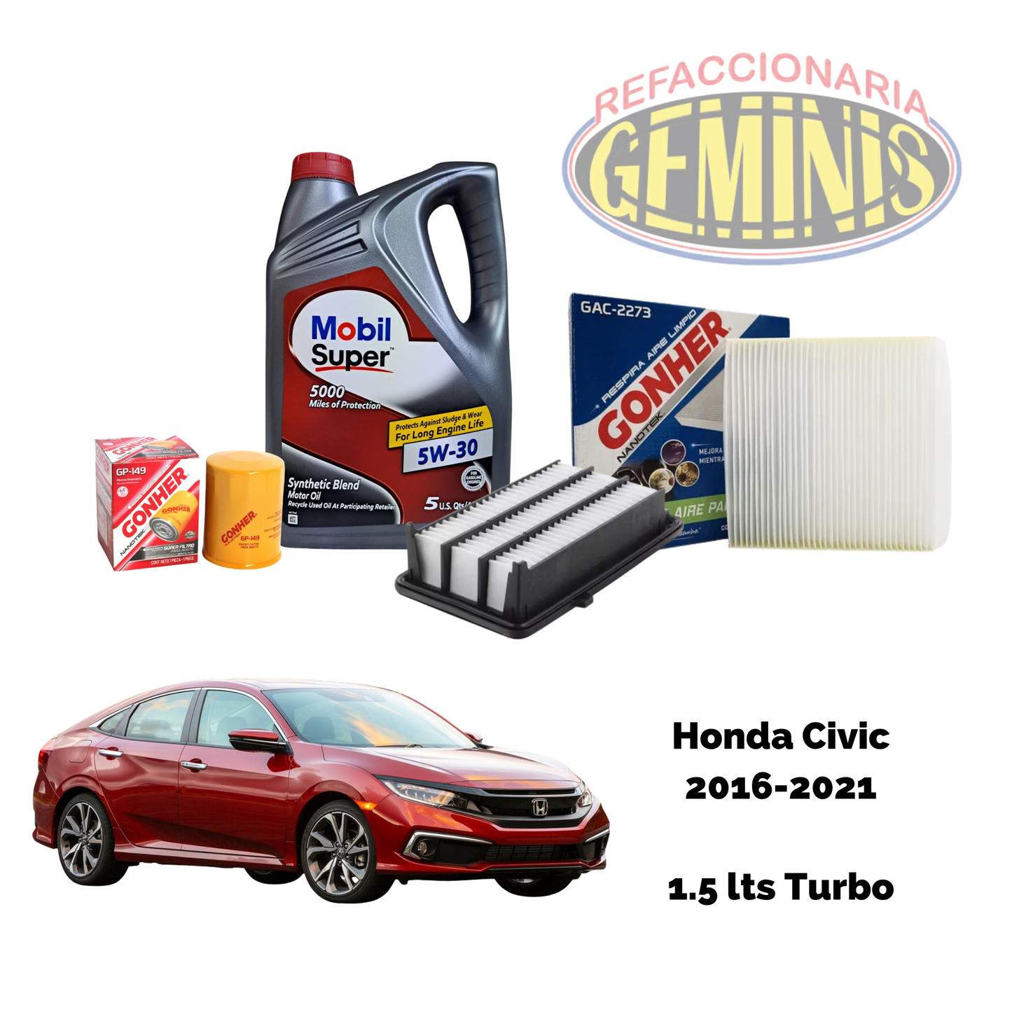 KIT AFINACION HONDA CIVIC 2016-2021 (1.5 TURBO)