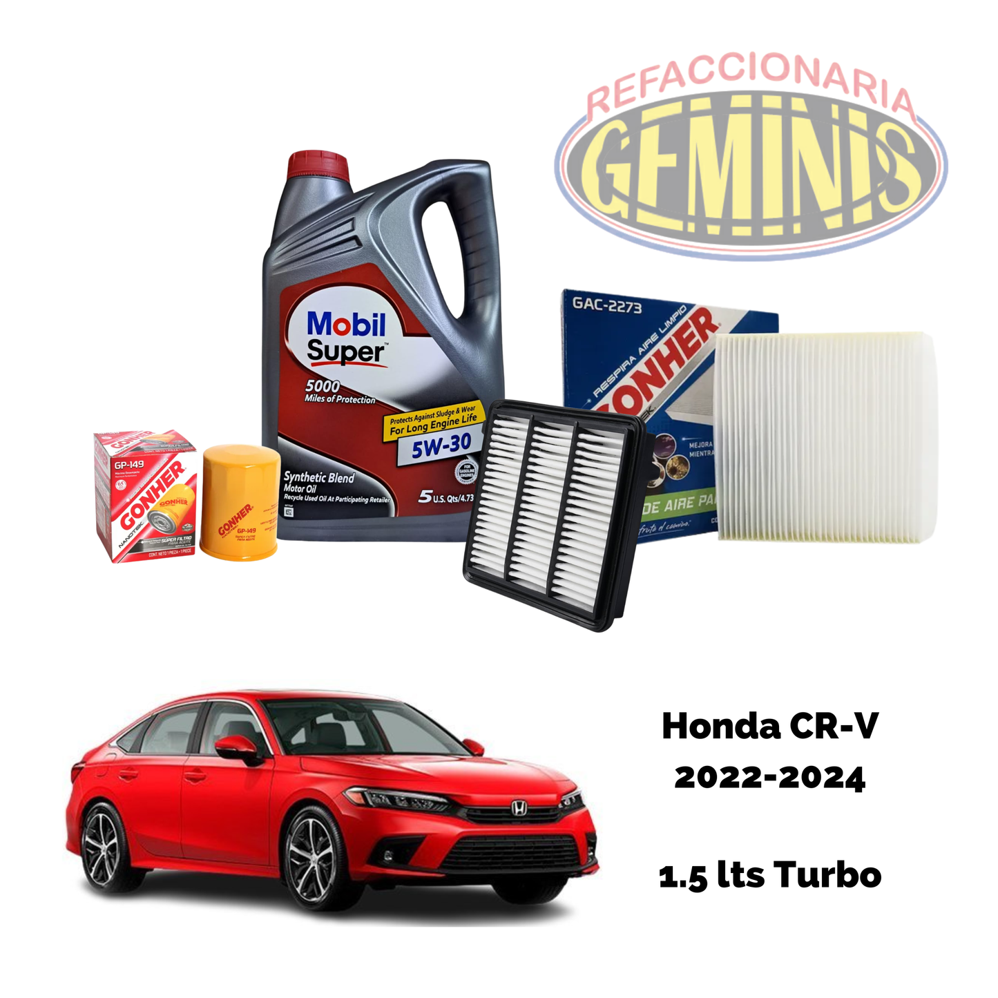 KIT AFINACION HONDA CIVIC 2022-2024 (1.5 TURBO)