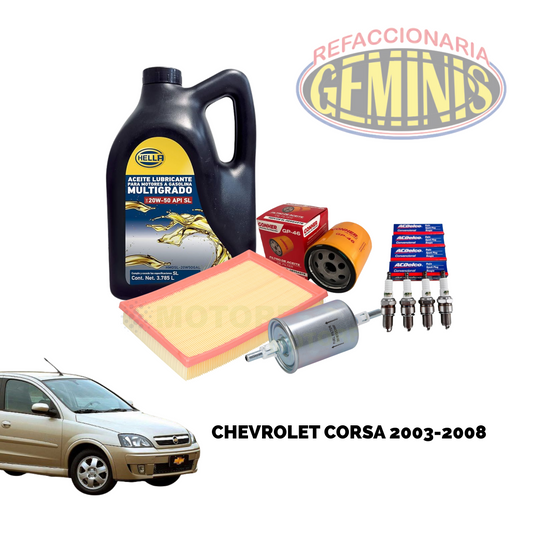 KIT AFINACION CHEVROLET CORSA 2003-2008