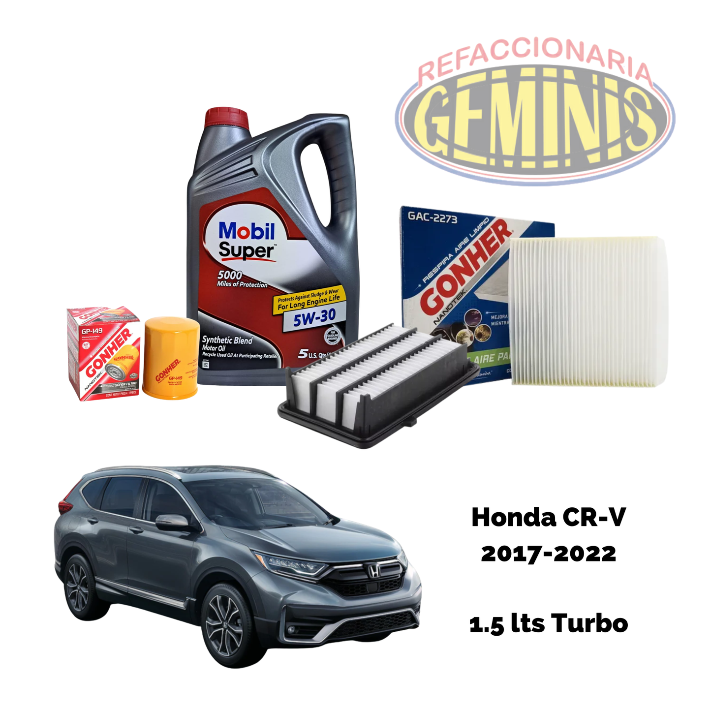 KIT AFINACION HONDA CRV 2017-2022 (1.5 TURBO)