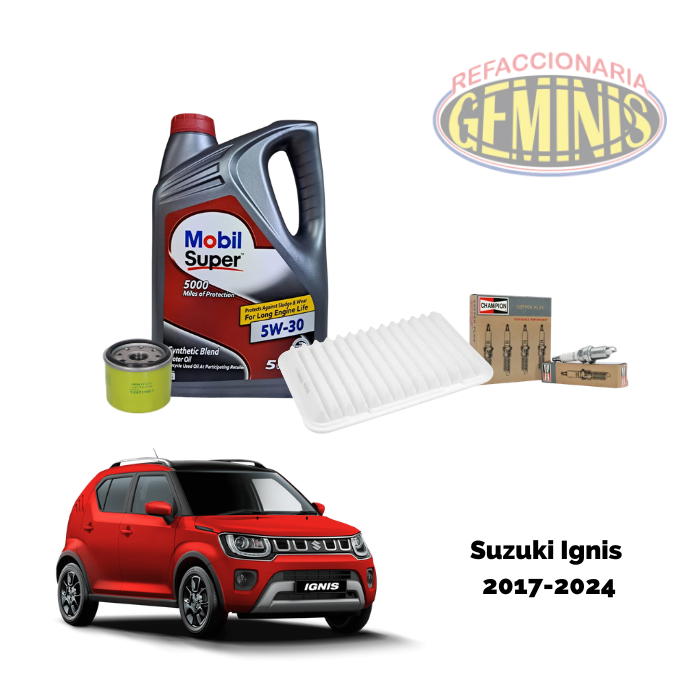 KIT AFINACION SUZUKI IGNIS 2017-2024 (MOBIL 5W30)
