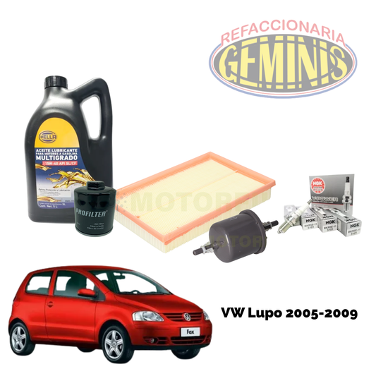 KIT AFINACION VW LUPO 2005-2009 (ACEITE 15W40)