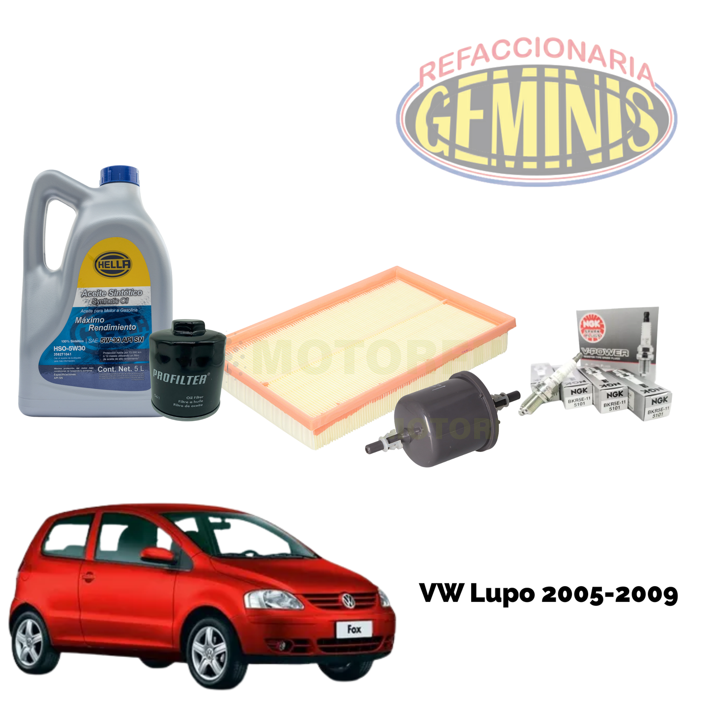 KIT AFINACION VW LUPO 2005-2009 (ACEITE 5W30)