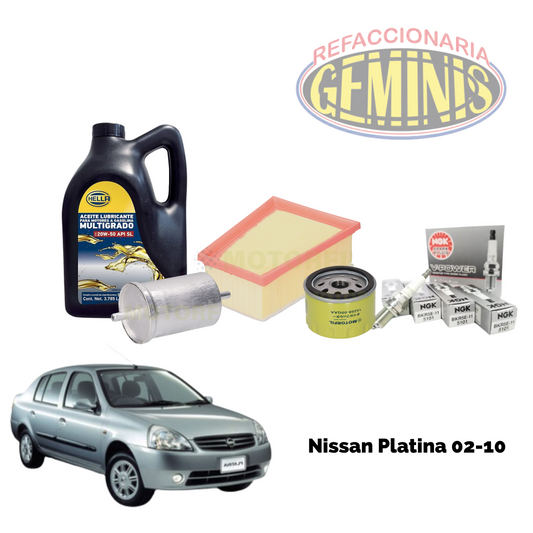 KIT AFINACION NISSAN PLATINA 2002-2010