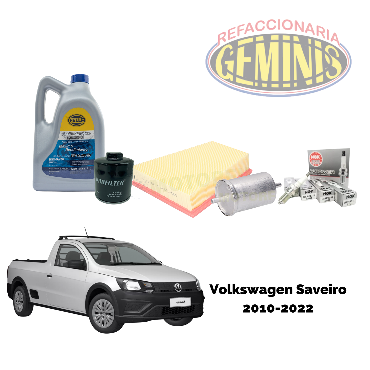 KIT AFINACION VW SAVEIRO 2010-2022 (ACEITE 5W30)