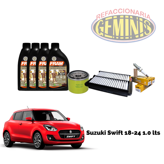 KIT DE AFINACION SUZUKI SWIFT 2018-2024 1.0 LTS