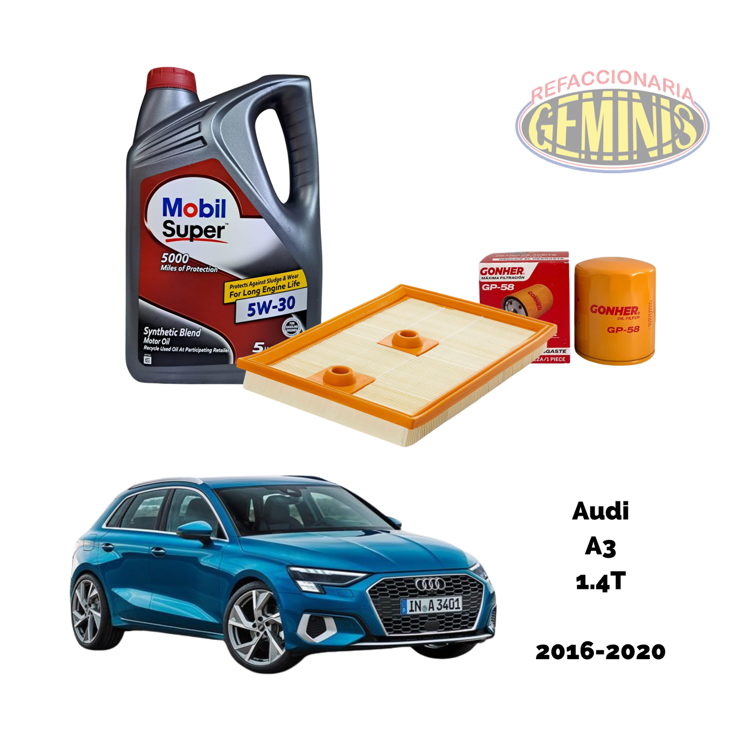 KIT AFINACION AUDI A3 2016-2020 (MOTOR 1.4 TURBO)