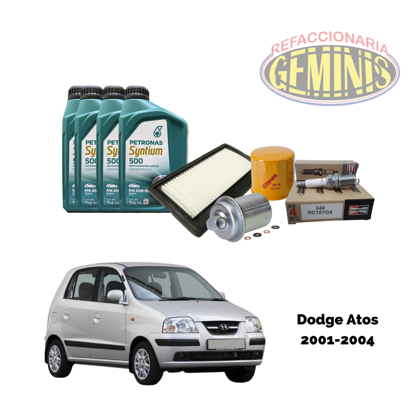 KIT AFINACION DODGE ATOS 2001-2004 (PETRONAS)