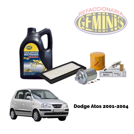 KIT AFINACION DODGE ATOS 2001-2004 (HELLA 20W50)