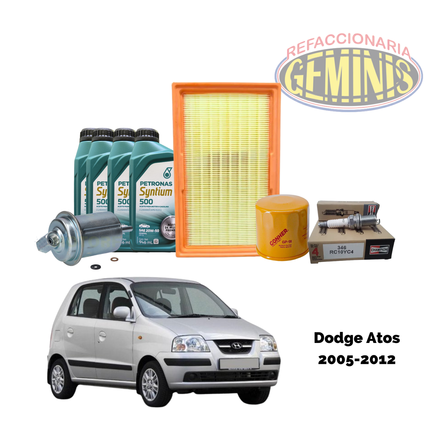 KIT AFINACION DODGE ATOS 2005-2012 (PETRONAS)