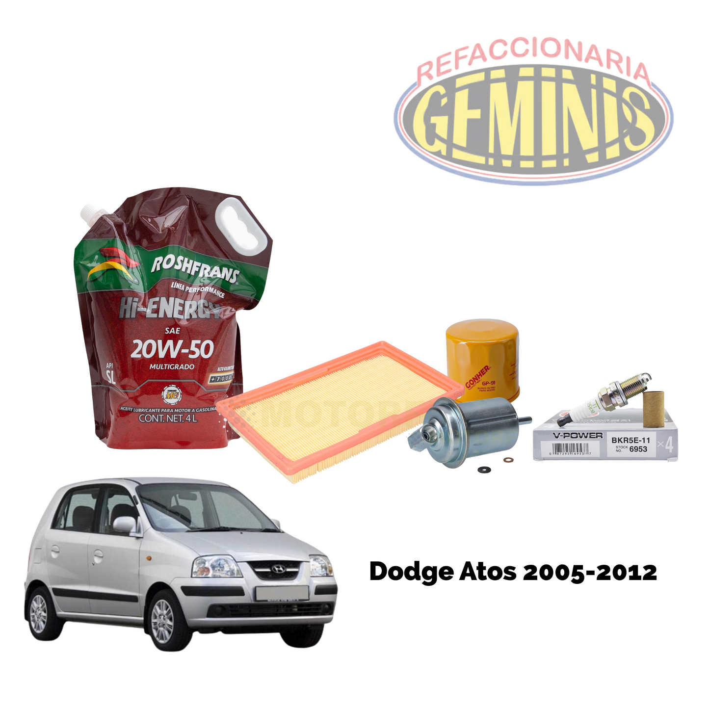 KIT AFINACION DODGE ATOS 2005-2012