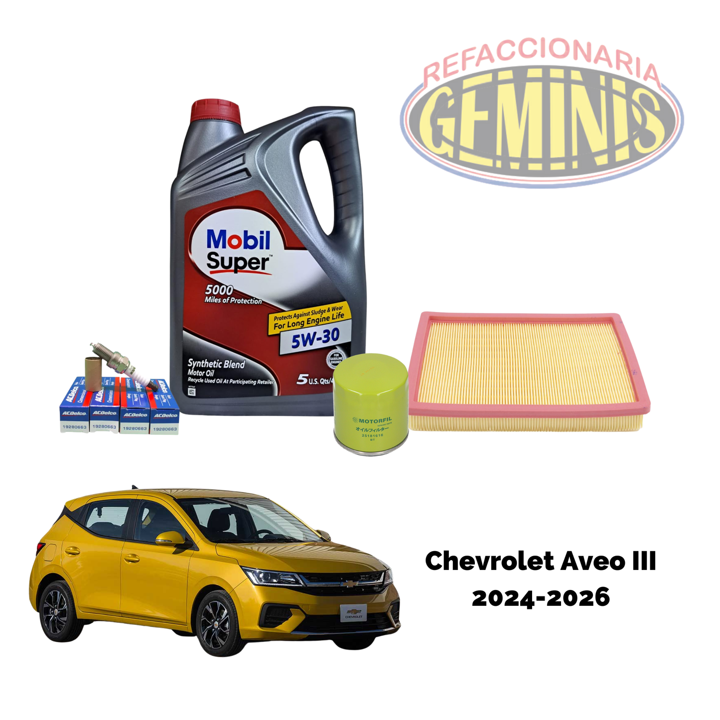 KIT AFINACION CHEVROLET AVEO III 2024-2026
