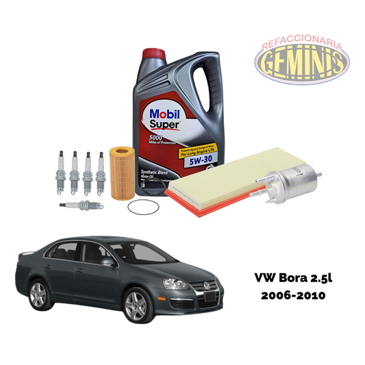 KIT AFINACION VW BORA 2006-2010 2.5 LTS 5 CILINDROS (MOBIL)