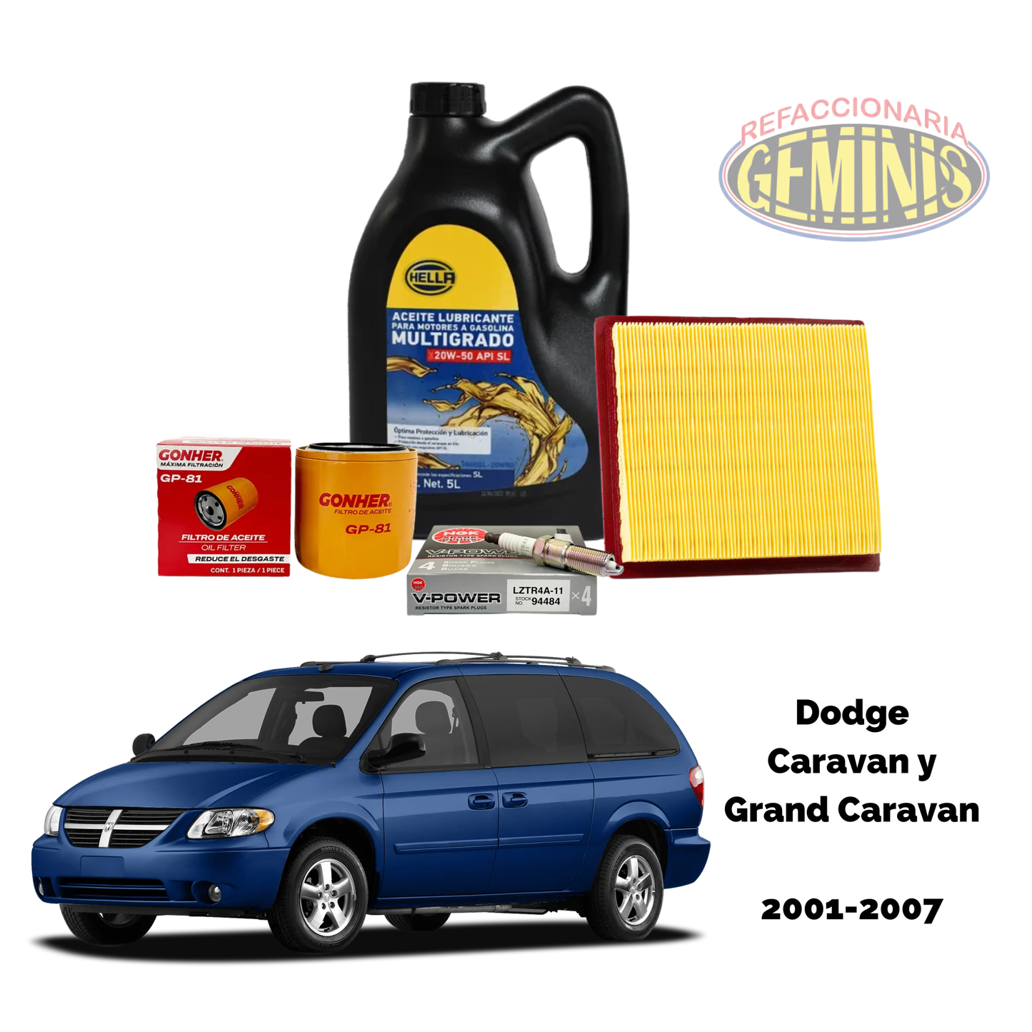 KIT AFINACION DODGE CARAVAN Y GRAND CARAVAN 2001-2007