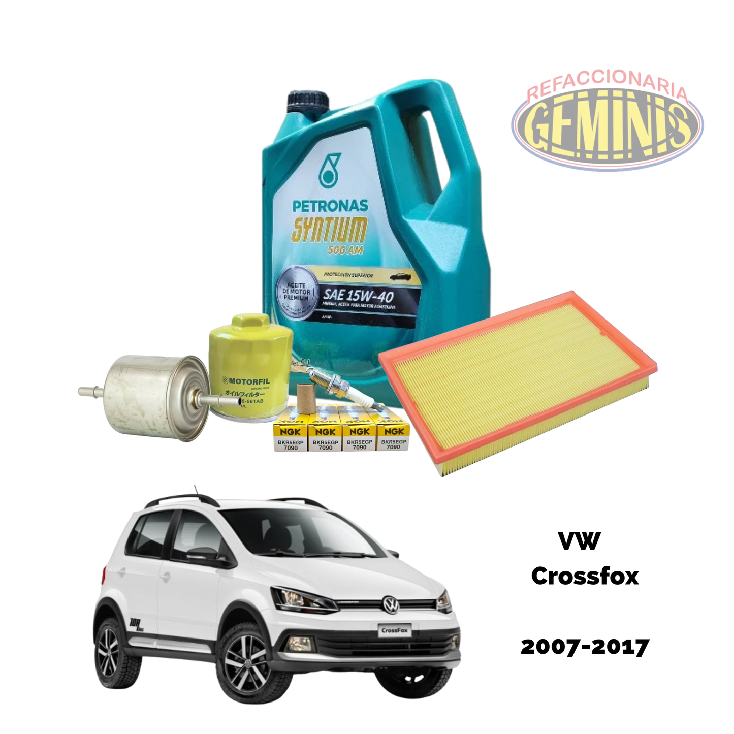 KIT AFINACION VW CROSSFOX 2007-2017 (PETRONAS 15W40)