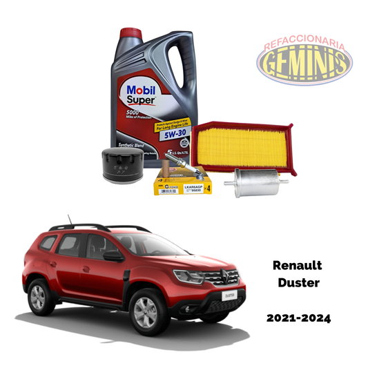 KIT AFINACION RENAULT DUSTER 2021-2024 (BUJIAS PLATINO)