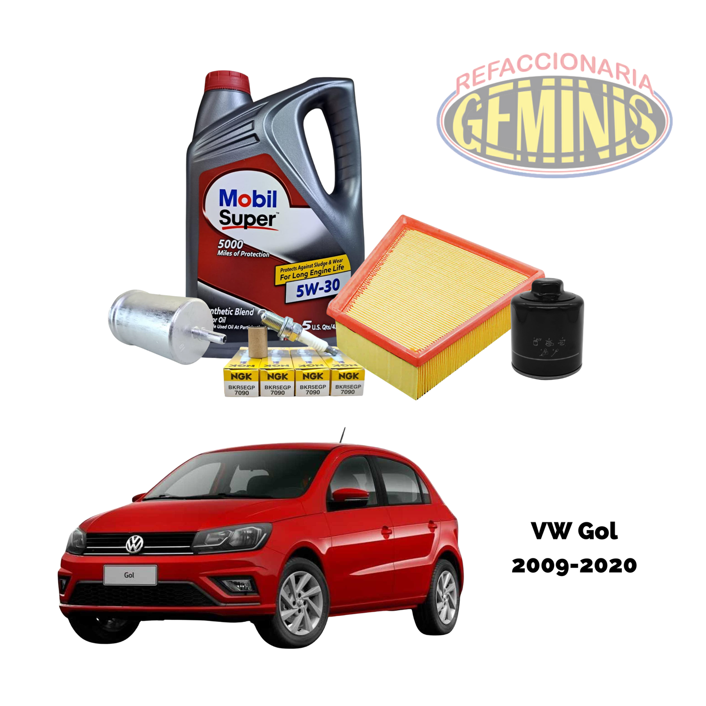 KIT AFINACION VW GOL 2009-2020 (ACEITE 5W30)