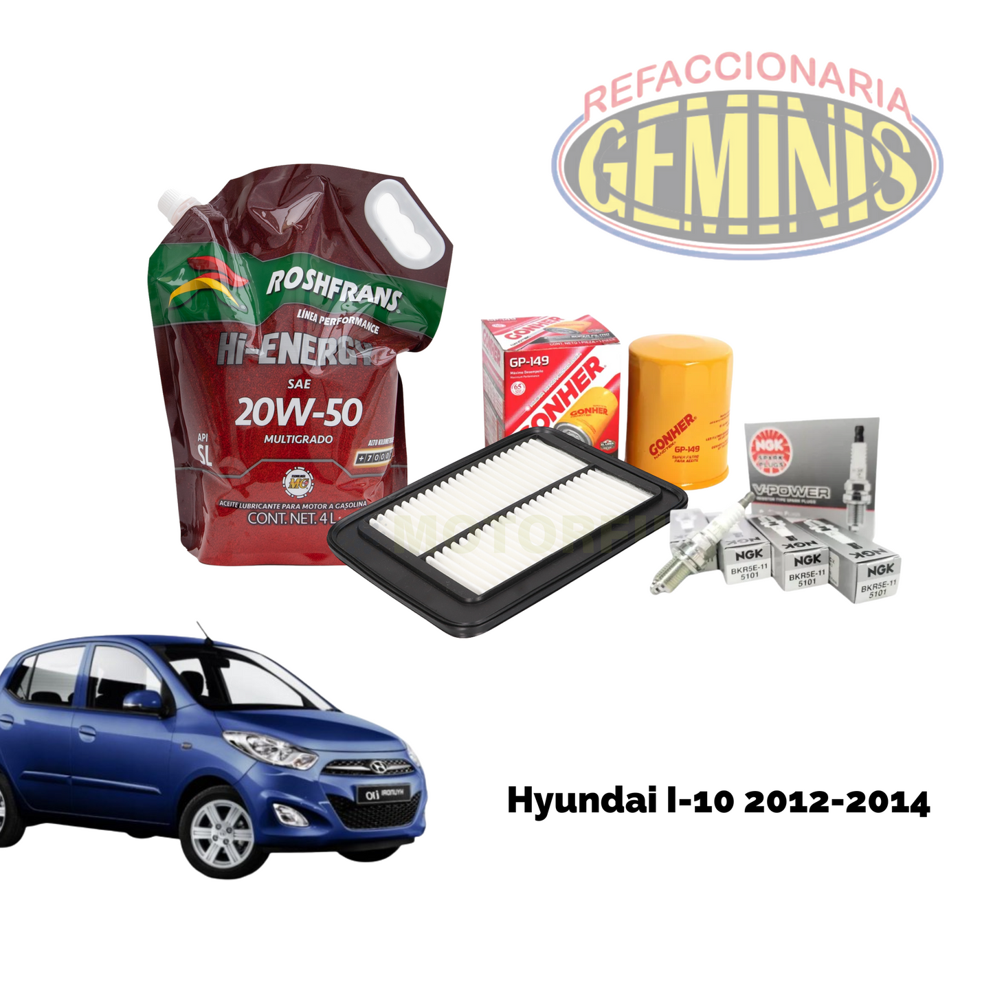 KIT AFINACION HYUNDAI I10 2012-2014