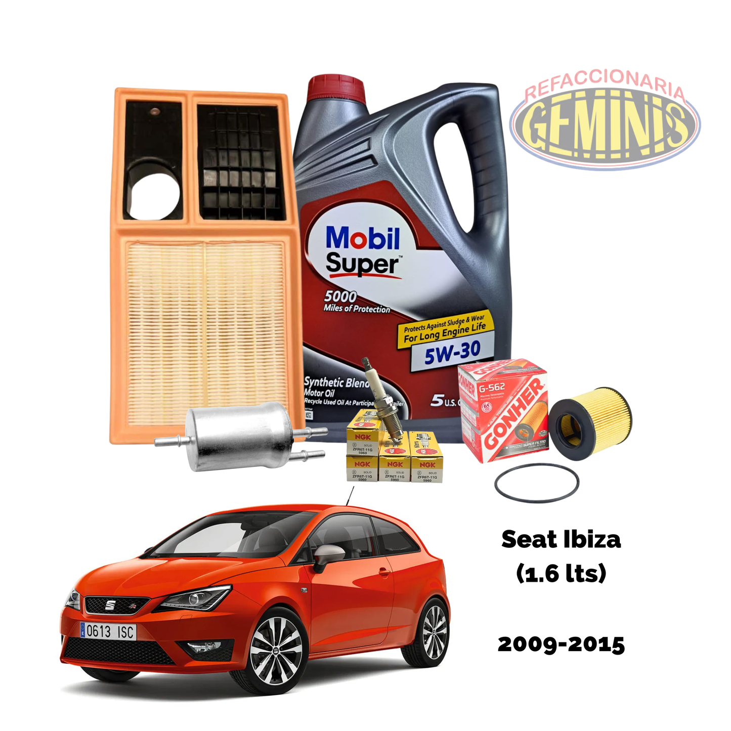 KIT AFINACION SEAT IBIZA 2009-2015 (1.6 LTS)