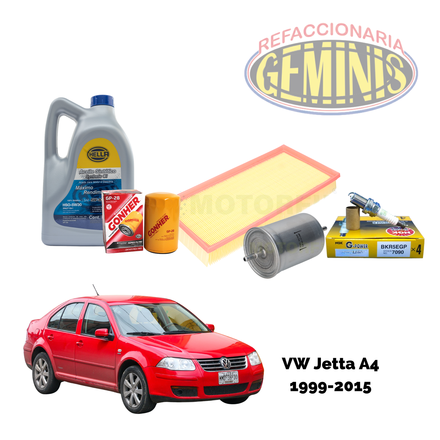KIT AFINACION VW JETTA A4 1999-2015 (ACEITE 5w30)