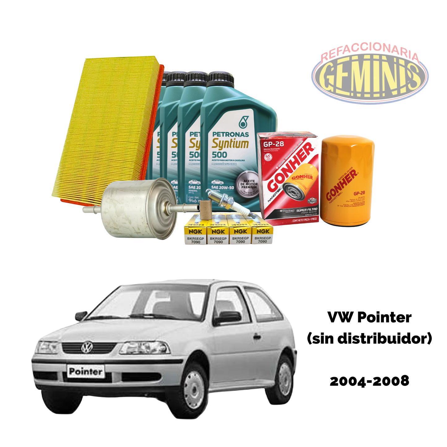 KIT AFINACION VW POINTER 2004-2008 (ACEITE PETRONAS)
