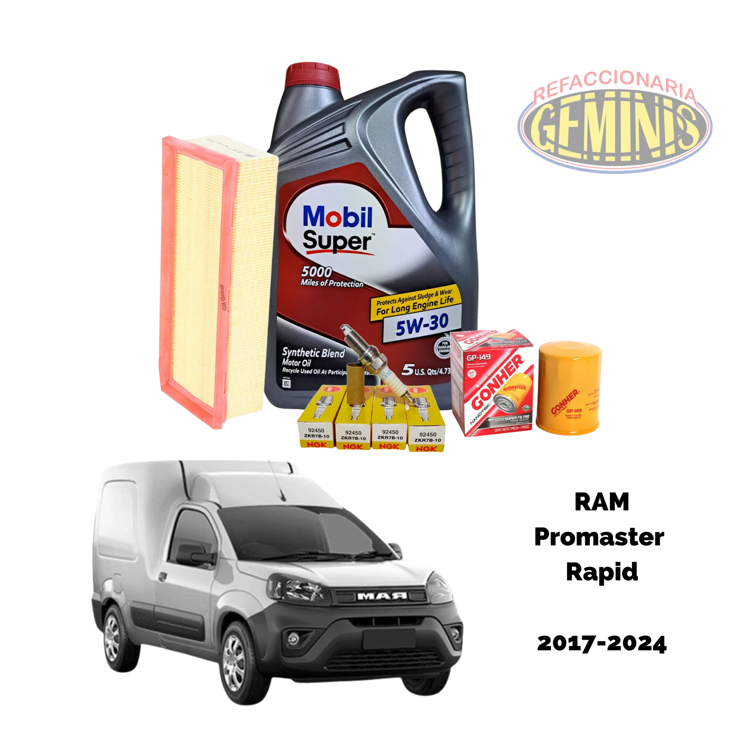 KIT AFINACION RAM PROMASTER RAPID 2017-2024 (MOBIL)