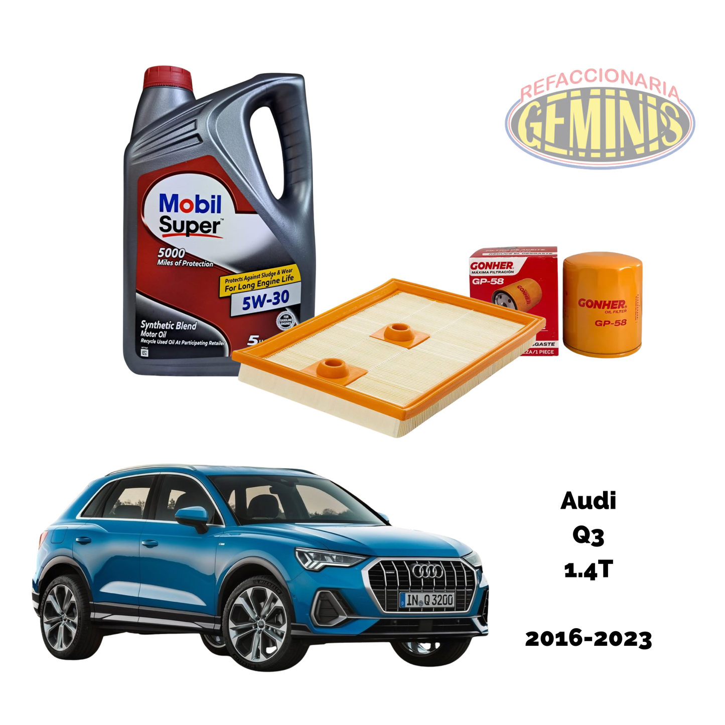 KIT AFINACION AUDI Q3 2016-2023 (MOTOR 1.4 TURBO)