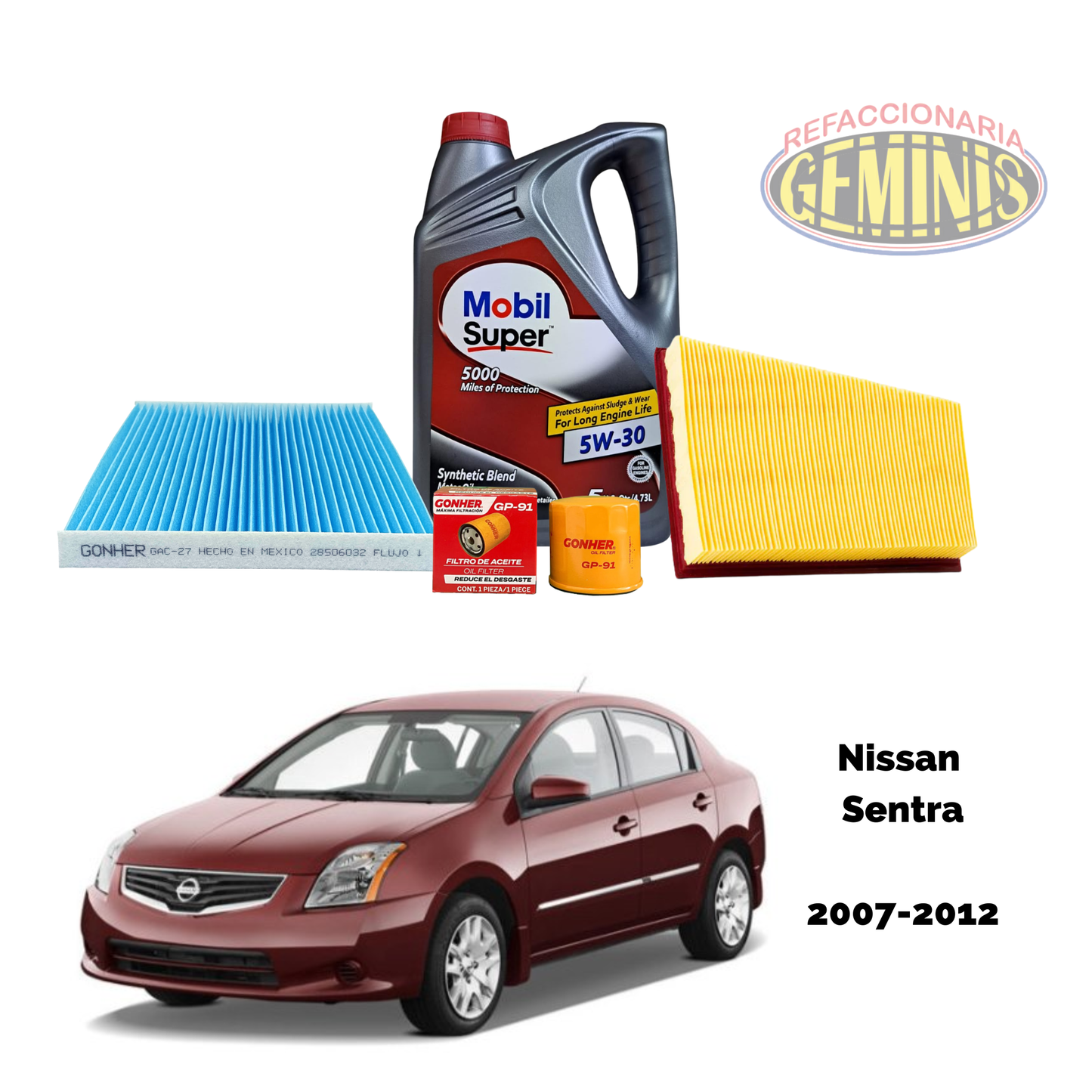 KIT AFINACION NISSAN SENTRA 2007-2012 (2.0 LTS)