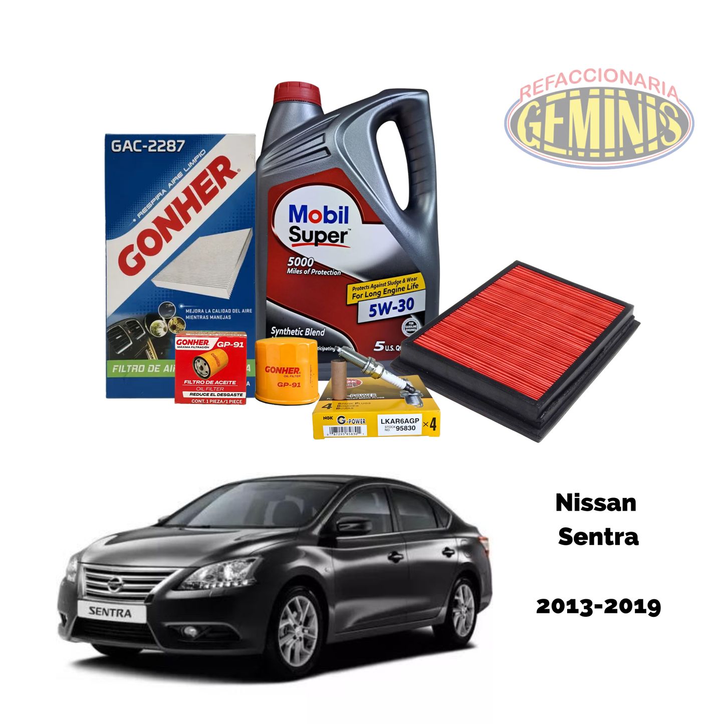 KIT AFINACION NISSAN SENTRA 2013-2019 (BUJIAS NGK)