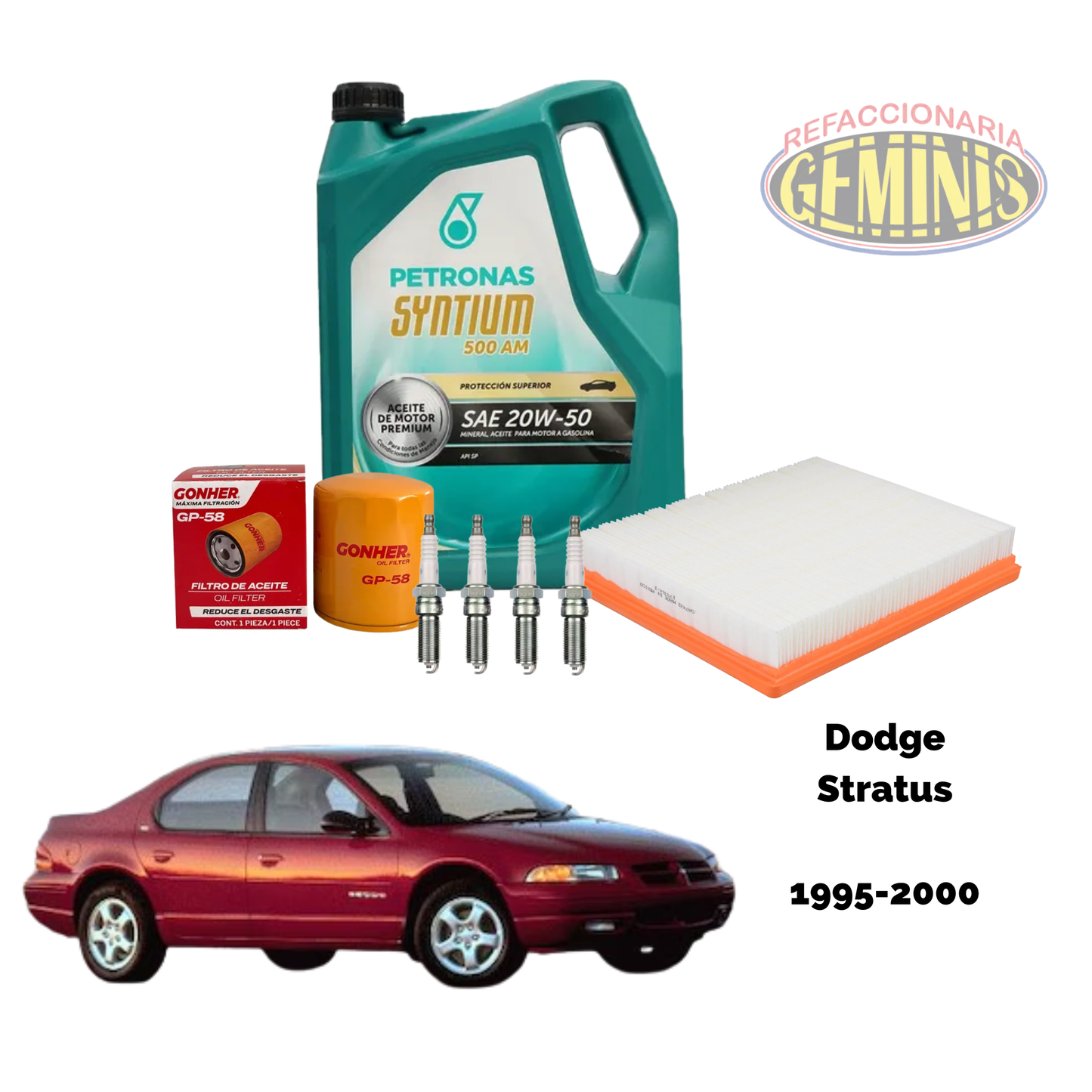 KIT AFINACION DODGE STRATUS 1995-2000 (ACEITE PETRONAS)