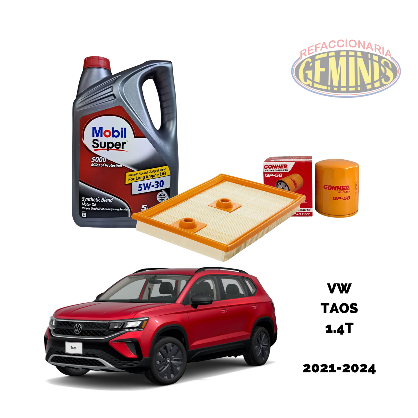 KIT AFINACION VW TAOS 2021-2024 (MOTOR 1.4 TURBO)