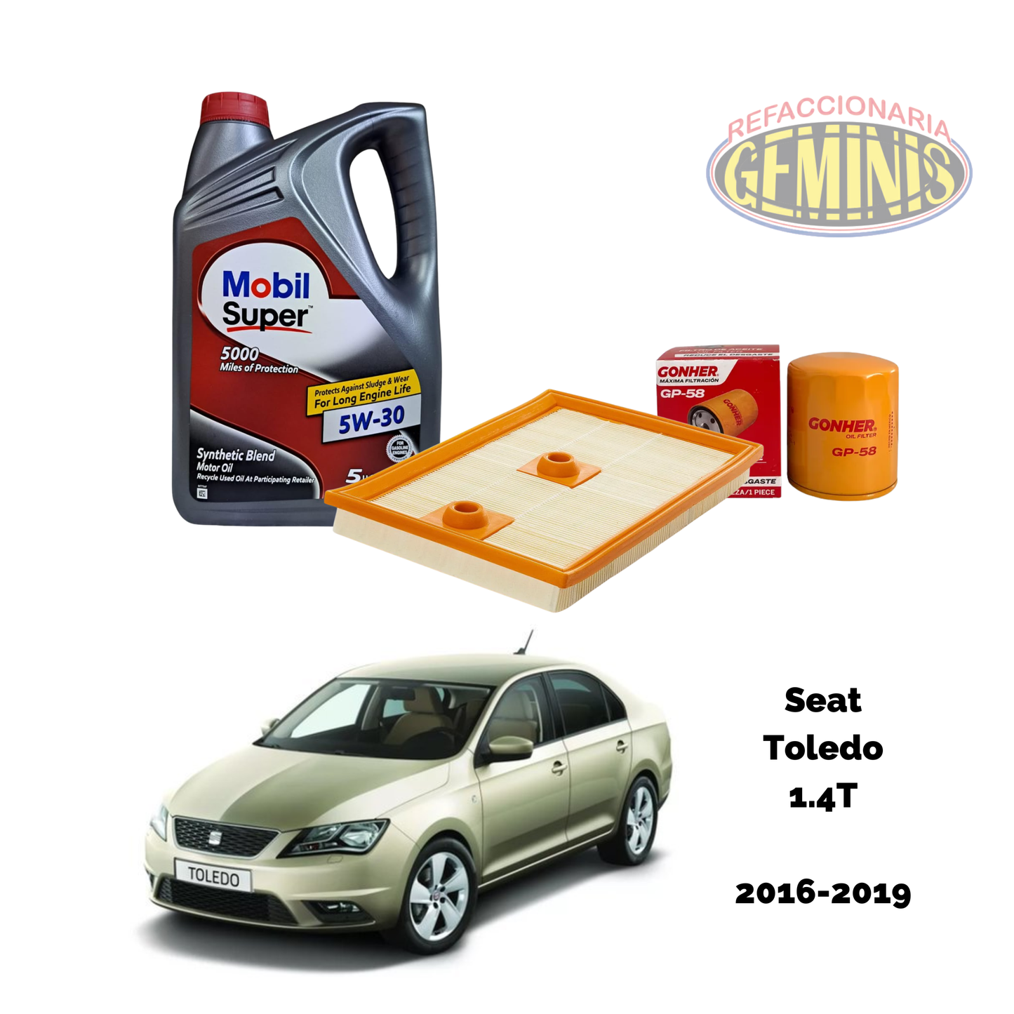 KIT AFINACION SEAT TOLEDO 2016-2019 (MOTOR 1.4 TURBO)