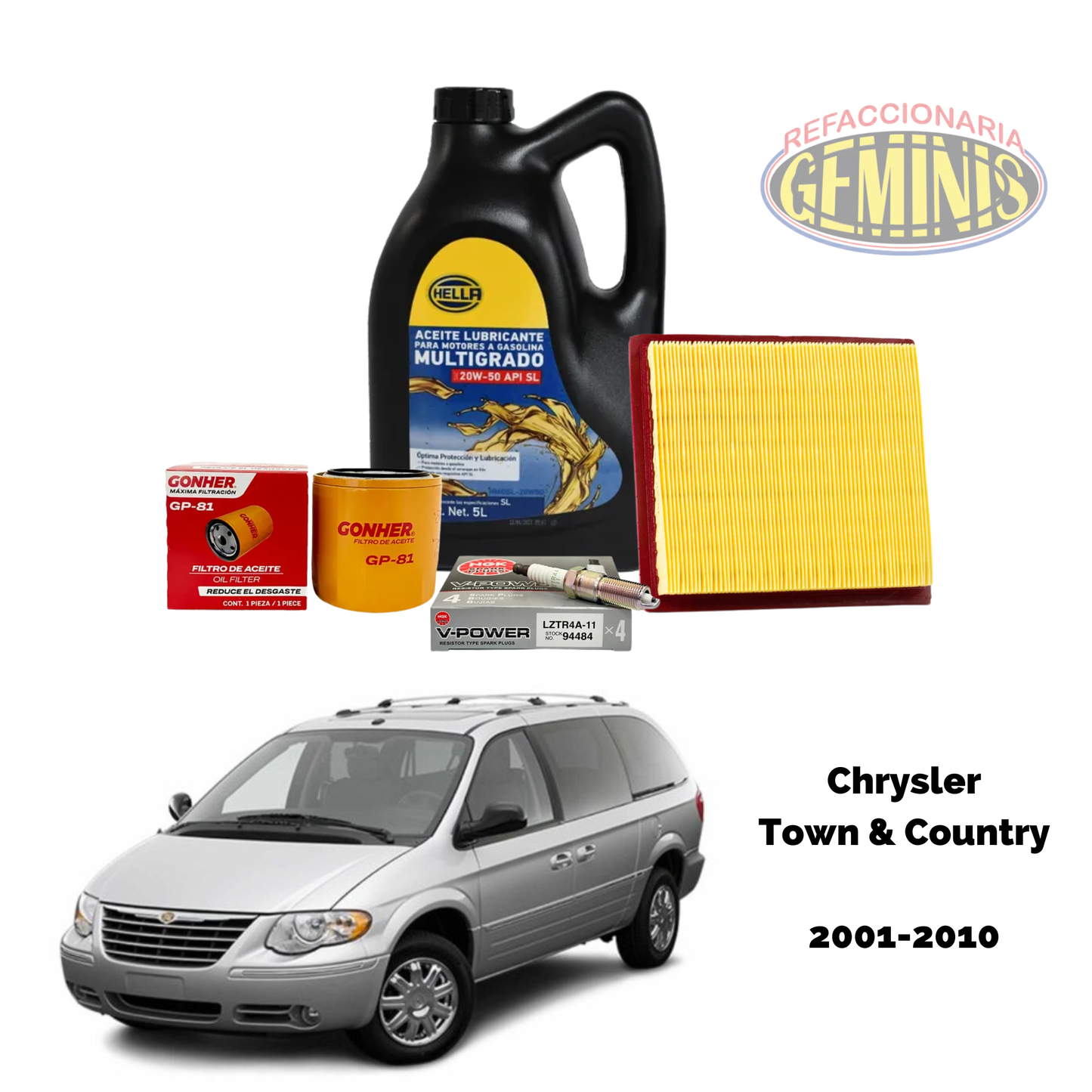 KIT AFINACION CHRYSLER TOWN & COUNTRY 2001-2010
