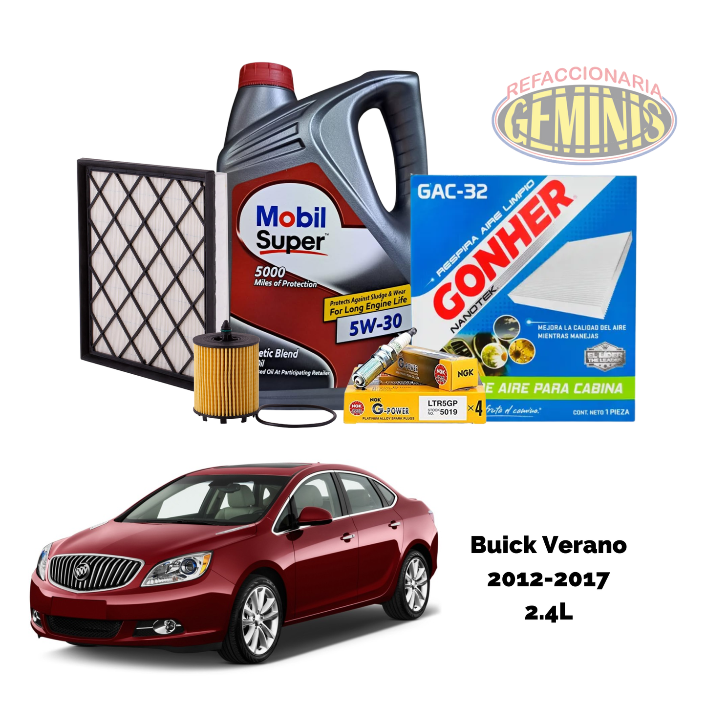 KIT AFINACION BUICK VERANO 2012-2017 (2.4 LTS)