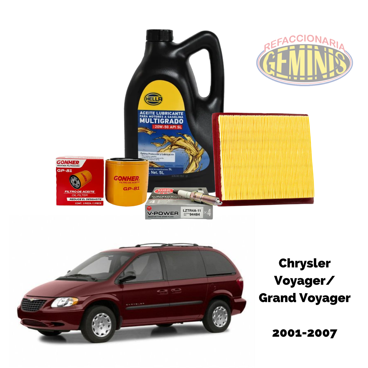 KIT AFINACION CHRYSLER VOYAGER Y GRAND VOYAGER 2001-2007