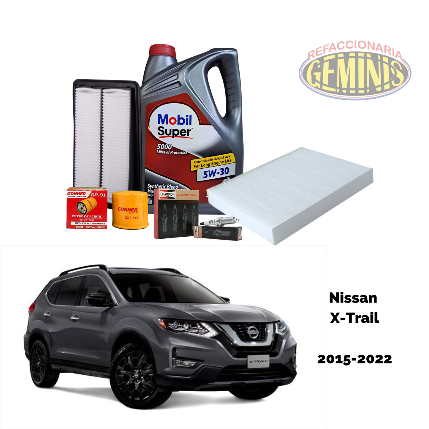 KIT AFINACION NISSAN X-TRAIL 2015-2022 (BUJIAS IRIDIUM)
